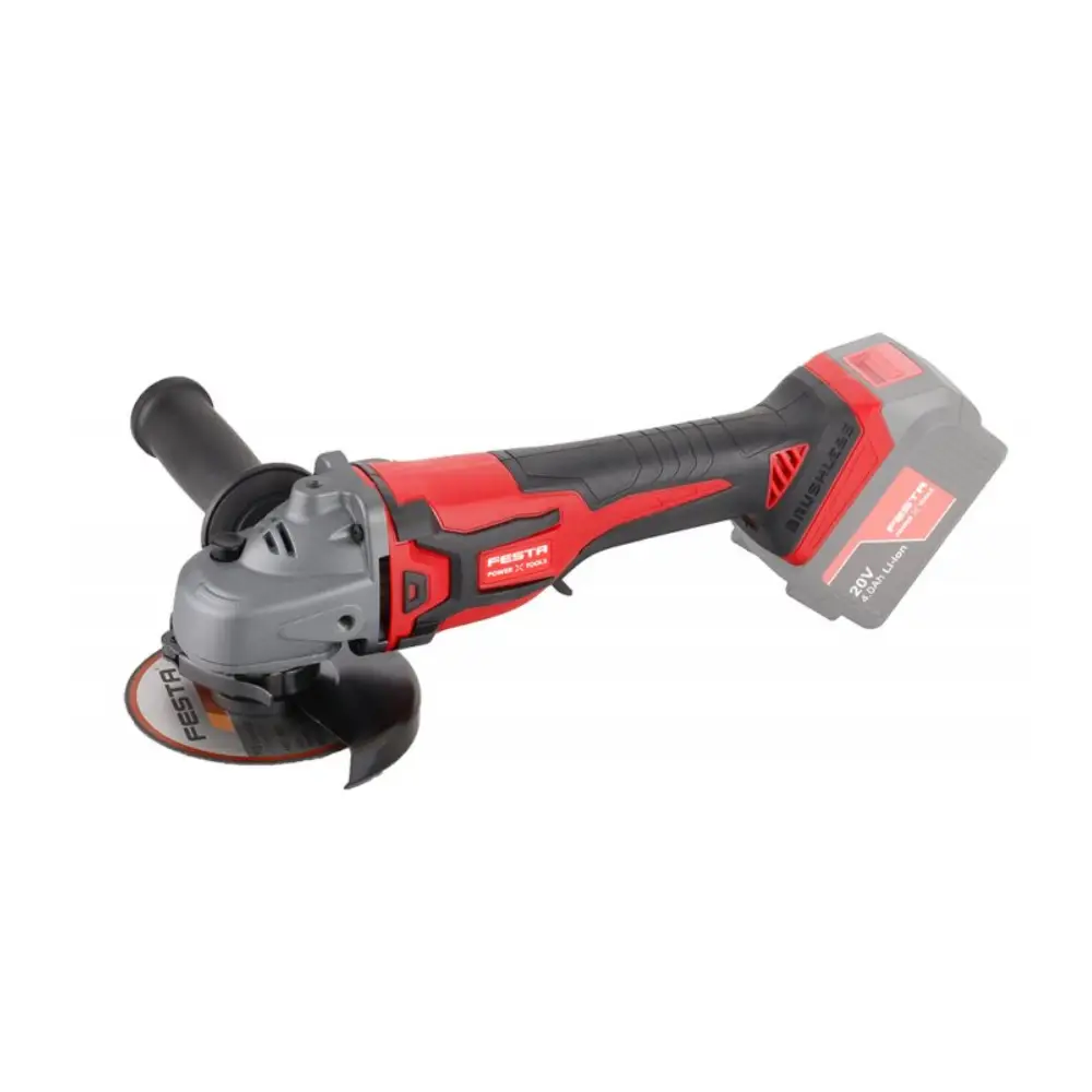 Brusilica kutna AKU FESTA "bez četkica",SHARE20V,125mm (bez baterije i punjača)