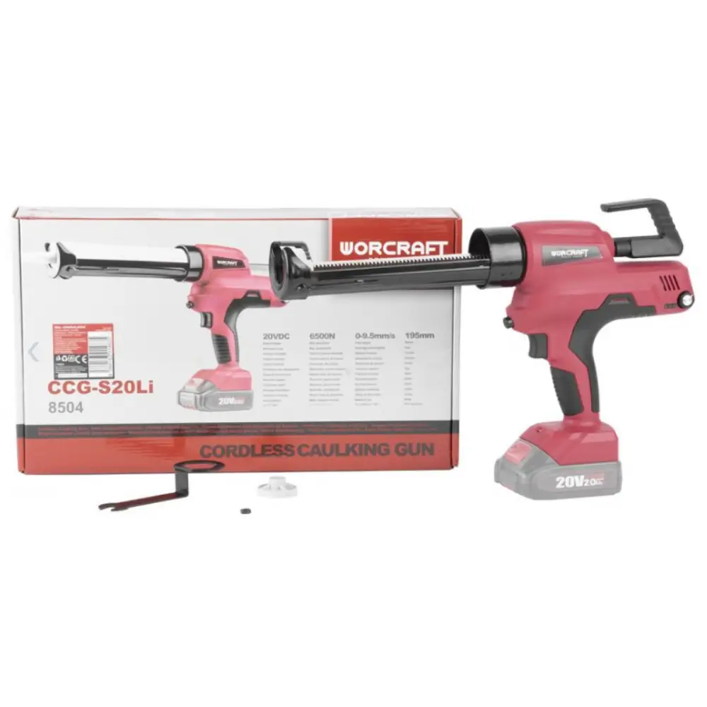 Alternative view of Pištolj za silikon Aku Worcraft CCG-S20Li, 20V, Li-Ion