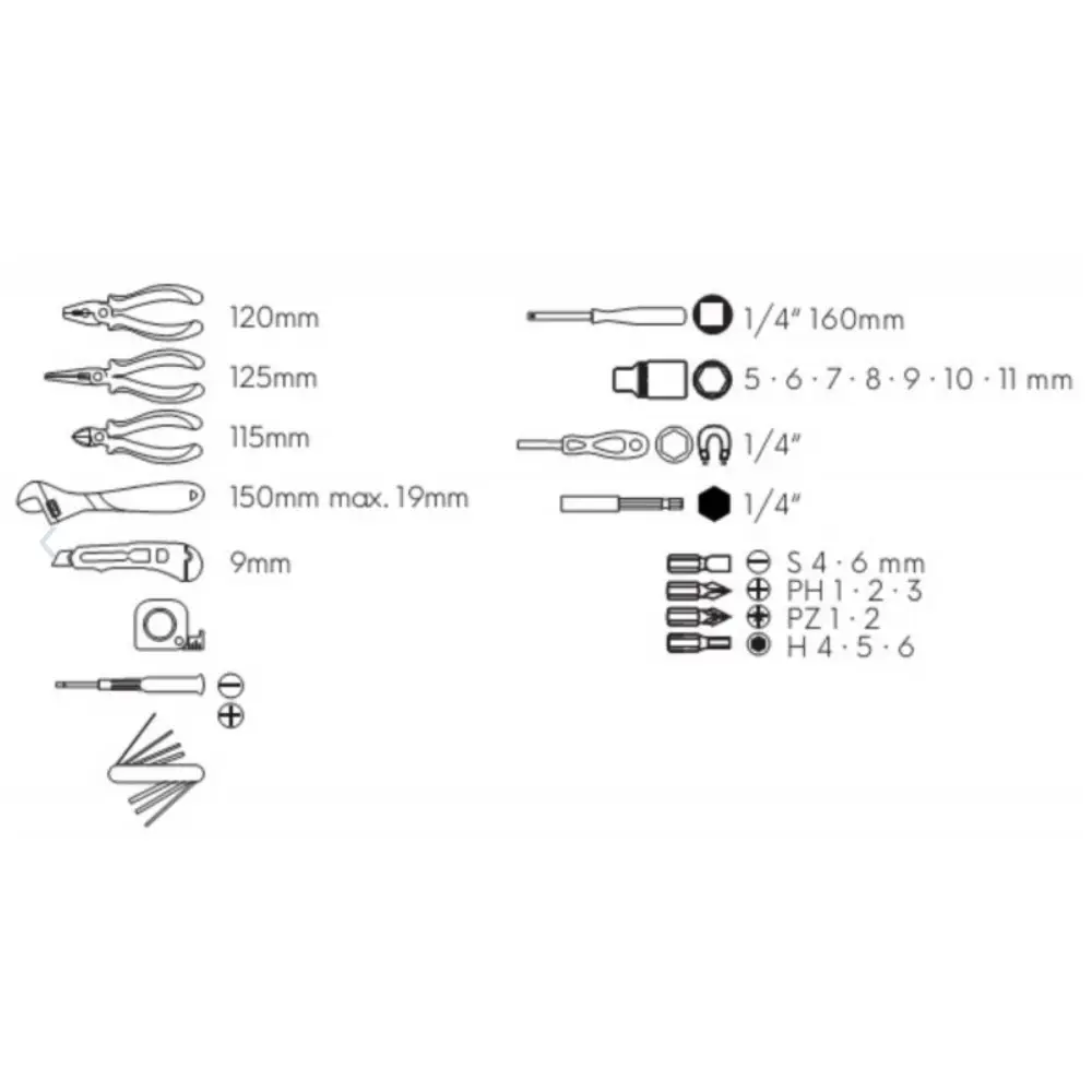 Alternative view of Set alata 36 komada