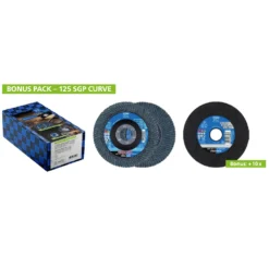 Lamelasti brusni disk SGP CURVE i rezna ploča BONUS PACK