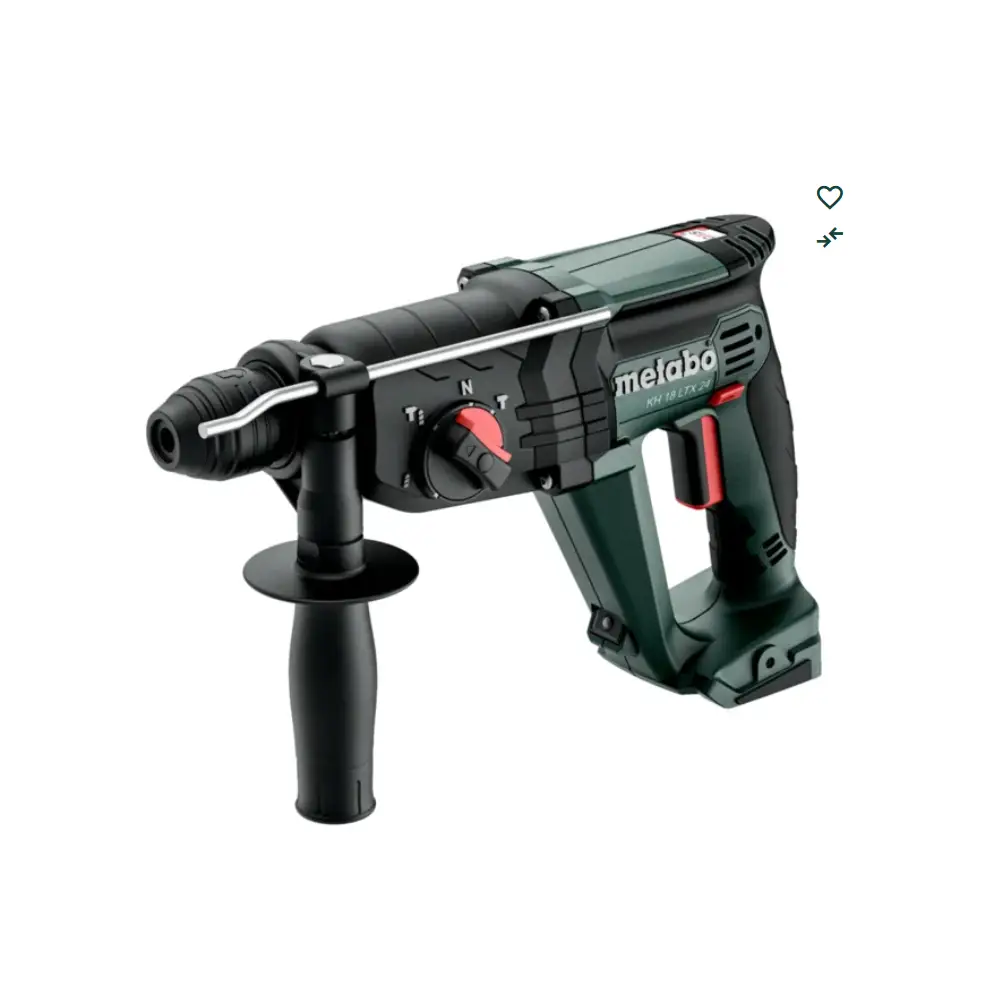 Čekić bušeći AKU KH 18 LTX 24 (bez baterija i punjača) METABOX 165 L