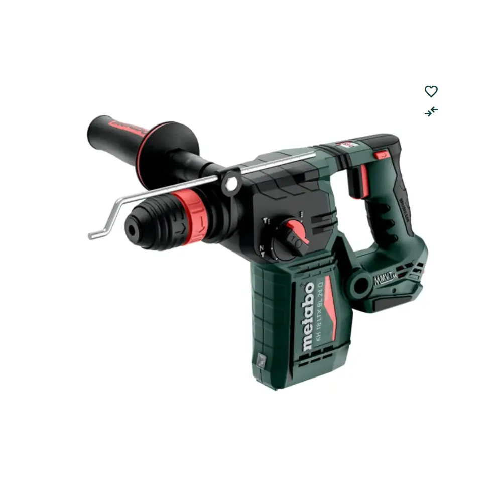 Čekić bušeći AKU KH 18 LTX BL 24 Q (bez baterija i punjača) metaBOX 165L