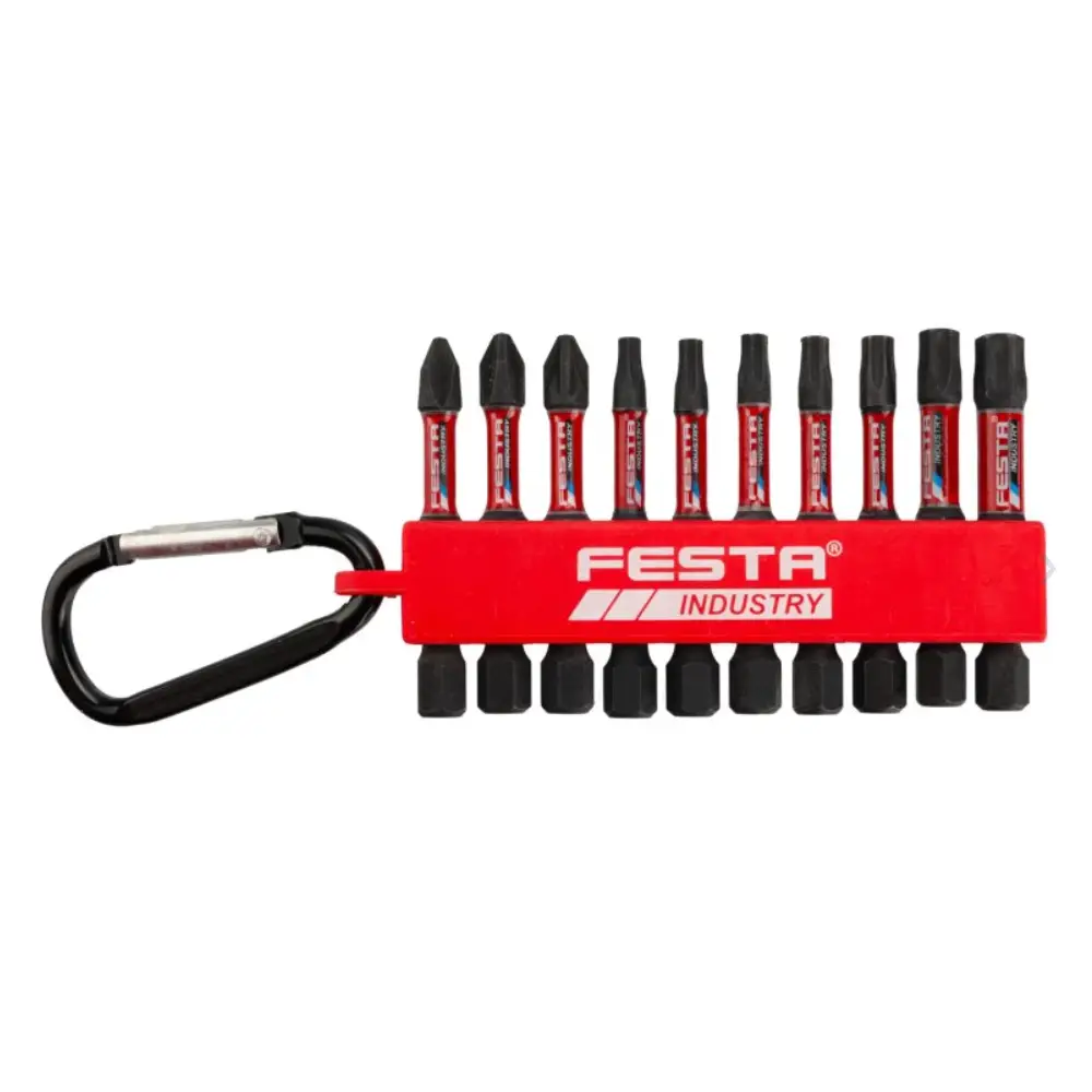 Set bitova FESTA INDUSTRY PH-PZ-TX,S2,1/4",50mm,10/1